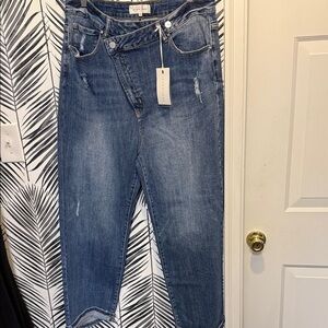 Stylish Blue Ankle Jeans